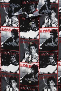 <img class='new_mark_img1' src='https://img.shop-pro.jp/img/new/icons16.gif' style='border:none;display:inline;margin:0px;padding:0px;width:auto;' />YSM VINTAGE SCARFACE OFFICIAL S/S SHIRTSBLK