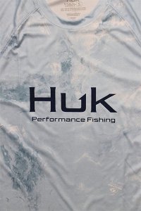 HUK MOSSY OAK PURSUIT PERFORMANCE DRY TEESAX/NVY