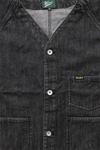 WOODBLOCK INDIGO ENGINEER JACKETBLK