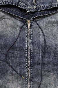 PRO CLUB DENIM ZIP WORK JACKETD.IND