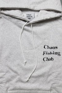 Chaos Fishing Club LOGO HOODIEASH GRY