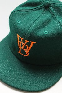 WOODBLOCK CLASSIC WB LOGO WOOL CAPGRN/ORG