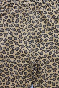 WOODBLOCK LEOPARD SWEAT PANTSBEIGE