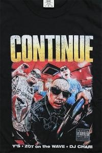 CONTINUE VINTAGE S/S TEEBLACK