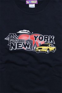 RE-FRESH NEWYORK SOUVENIR CREW SWEATNVY