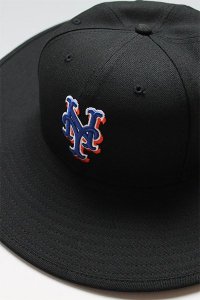 NEWERA FITTED LONG BRIM HAT METSBLK