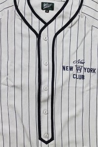 WOODBLOCKNEW NEW YORK CLUB BASEBALL SHIRTSGRY/NVY