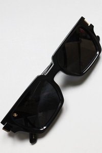 9FIVE LOCKS BLACK&24K GOLD SUNGLASSESBLK/GLD