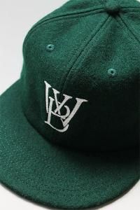 WOODBLOCK CLASSIC WB LOGO WOOL CAPGRN/WHT