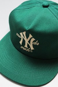 MONDAYSUCK NYC SNAP BACK CAPD.GRN