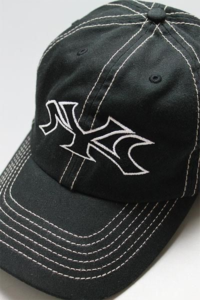 ＼半額SALE／ ADJUSTER YANKEES SKELEPHUNK CAP【BLK/WHT】 YSM23 - 帽子