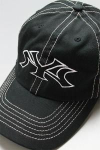 SKELEPHUNK YANKEES ADJUSTER CAPBLK/WHT