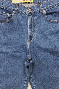 NEO BLUE BAGGY PAINTER DENIM SHORTSL.IND
