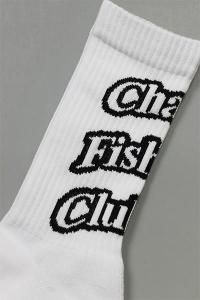 Chaos Fishing Club 1PAC ARCH LOGO SOCKSWHT/BLK