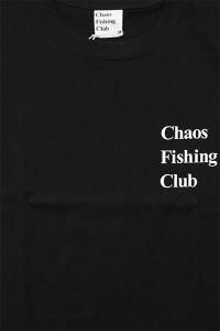 Chaos Fishing Club LOGO CREW NECK TEEBLK