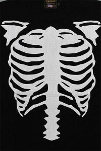 VANSON BONE THERMAL TEEBLK/WHT