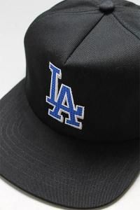 MONDAYSUCK CHAINSTITCH SNAP BACK CAP DODGERSBLK