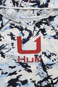 HUK KC PRINT PERFORMANCE DRY TEESAX/NVY/RED