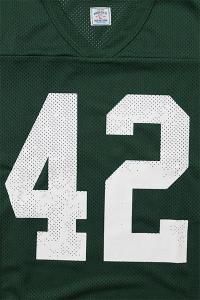 WOODBLOCK 42 MESH FOOTBALL LS SHIRTGRN/WHT