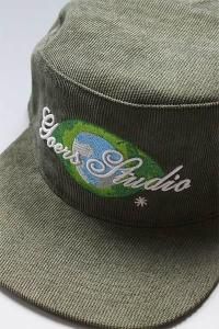 Goers Studio W'Mens NUDY EYES PAINTERS PILL BOX CAP【OLV