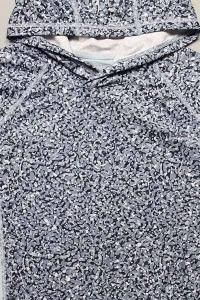 SIMMS CHALLENGER SOLAR HOODIEPEBBLE SELVEDGE