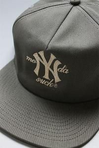 MONDAYSUCK NYC SNAP BACK CAPMOSS GRY