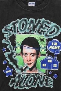 HOMEWARS BOUND Stoned Alone TeePIGMENT BLK