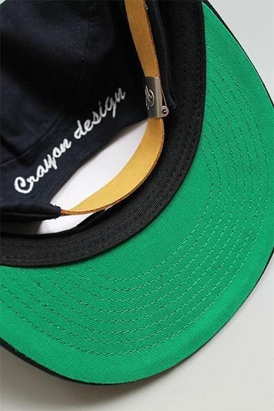 6CRAYON VINTAGE FLAT TOP BASEBALL CAP【NVY/WHT】 - YSM23