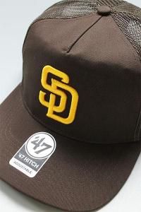 47 Brand HITCH MESH CAP PADRESBRN/YEL