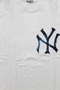 WOODBLOCK x TSUYOSHI YAMANAKA NEW YORK T-SHIRTWHT/NVY