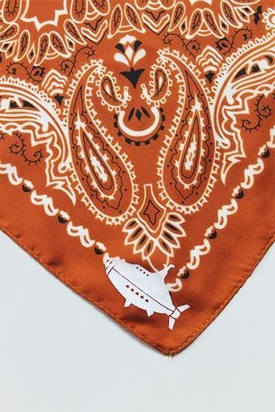 YSM EXCLUSIVE PAISLEY BIG BANDANA【BROWN】 - YSM23