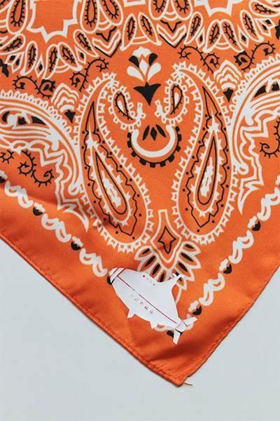 YSM EXCLUSIVE PAISLEY BIG BANDANA【ORANGE】 - YSM23