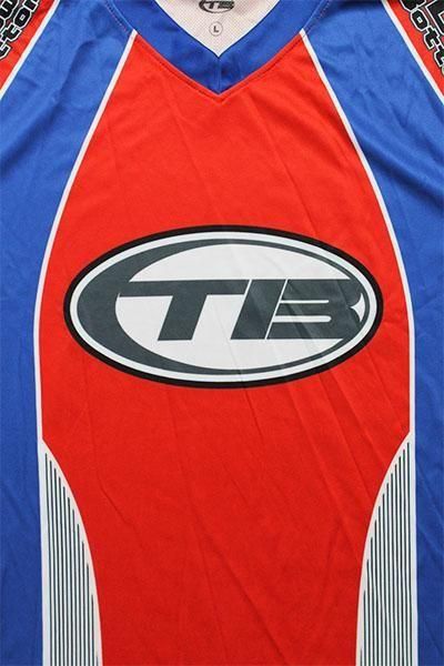 POPUP限定throwback2000 TB Motocross Jersey THROWBACK 2000 TB MOTOCROSS JERSEY【RED/BLU】 - YSM23
