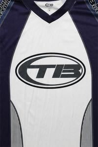 THROWBACK 2000 TB MOTOCROSS JERSEYWHT