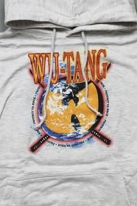 OFFICIAL WU-TANG PROTECT YA NECK PULL HOODIEASH GRY