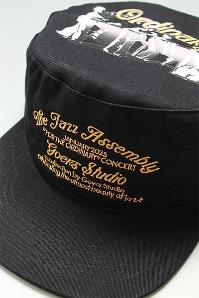pillboxキャップ Goers Studio(ブラック) Goers Studio UNFORGETTABLE PAINTERS PILL BOX CAP【BLK】 - YSM23
