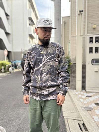PROCLUB L/S HEAVY WEIGHT THERMAL CREW【RT.CAMO】 - YSM23