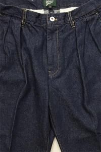 WOODBLOCK 2TUCK DENIM TROUSERIND