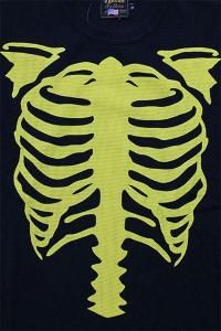 VANSON BONE THERMAL L/S TEEBLK/YEL