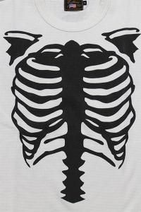 VANSON BONE THERMAL L/S TEEWHT/BLK