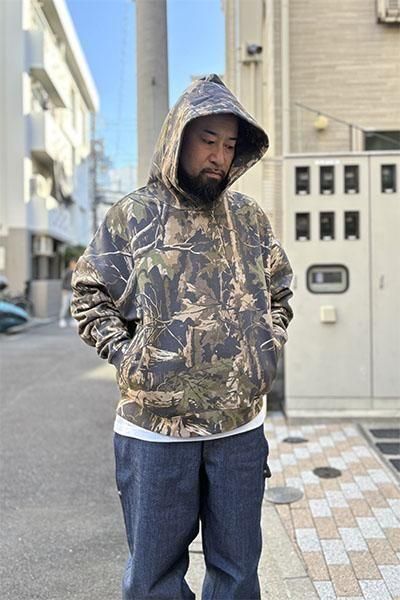 PROCLUB HEAVY WIDE PULL HOODIE【RT.CAMO】 - YSM23