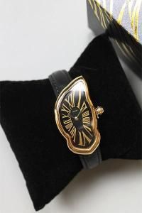 Laphont Melting Watch LargeGLD/BLK