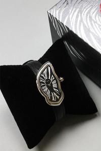 Laphont Melting Watch LargeSIL/BLK