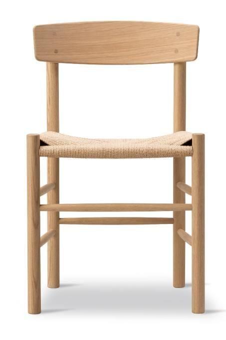 【国内在庫仕様】【座高46cm】【送料無料】フレデリシア正規品 J39 オーク材 ライトオイル仕上 座高46cm仕様 ボーエモーエンセン デザイン