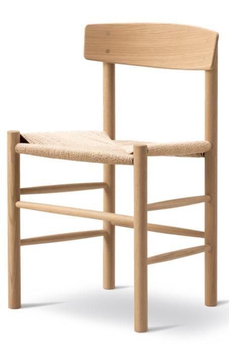 【お取り寄せ仕様】【座高44.5cm】【送料無料】フレデリシア正規品 J39 オーク材 ライトオイル仕上 座高44.5cm仕様 ボーエモーエンセン デザイン