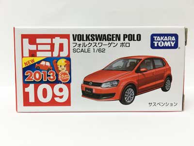 トミカ 109 フォルクスワーゲン ポロ（新車シール付） TMC00185