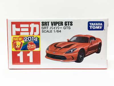 トミカ 11 SRT バイパー GTS（新車シール付き） TMC00654