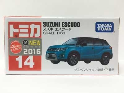 今だけの限定セール トミカ 14 スズキ エスクード（新車シール付） ミニカー