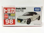   トミカ 98　ホンダ S660（新車シール付き） TMC00724