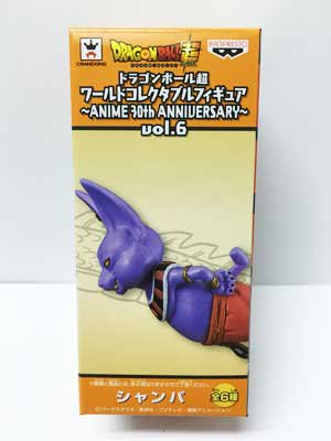 ドラゴンボール超 ワールドコレクタブルフィギュア ANIME 30th ANNIVERSARY vol.６ シャンパ dw00081